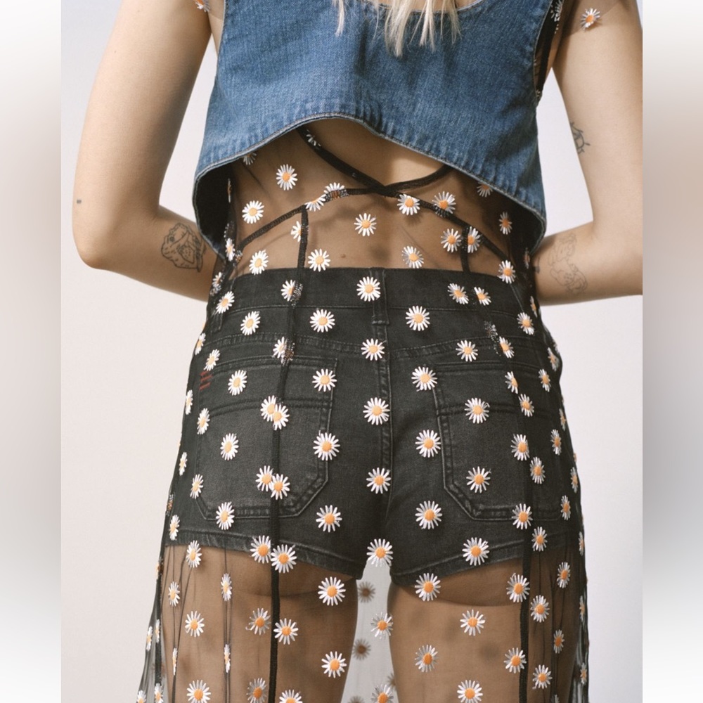 NWT UO BDG Micro Carpenter Denim Shorts Sz 29 - Picture 5 of 8